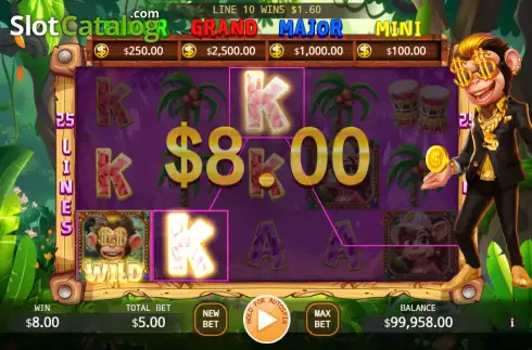 Скрин3. Kick Cash Monkey слот