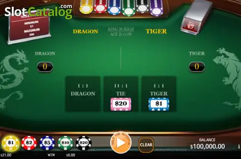 Скрин2. Dragon Tiger (KA Gaming) слот