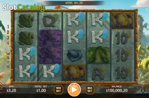 Скрин3. Dinosaur Carnival слот