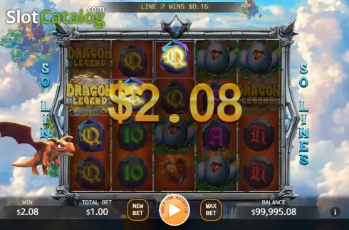 Скрин3. Dragon Legend (KA Gaming) слот