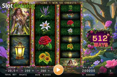 Скрин2. Divine Garden Fusion Reels слот