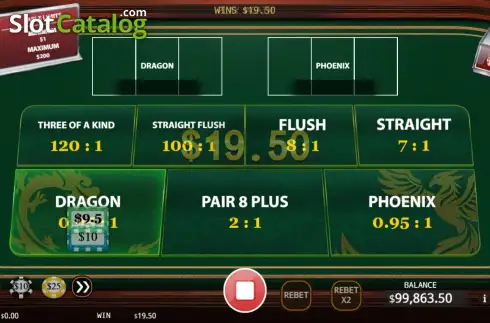 Скрин3. Win 3 Cards слот