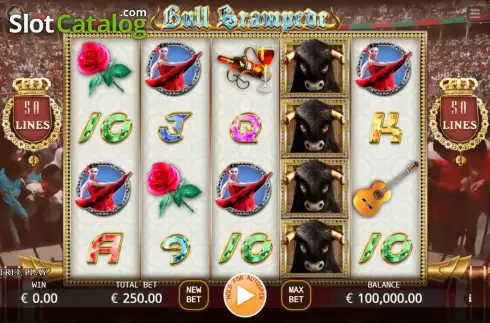 Скрин2. Bull Stampede слот