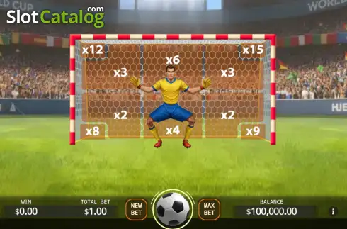 Скрин2. Penalty Shootout (KA Gaming) слот