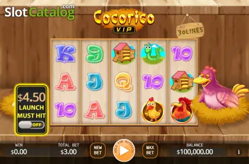 Скрин2. Cocorico VIP слот