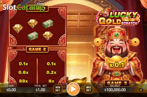 Скрин2. Lucky Gold Scratch слот