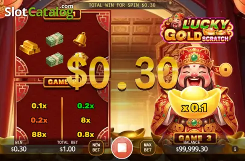 Скрин3. Lucky Gold Scratch слот