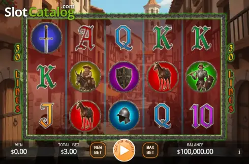 Скрин2. Knight's Folly слот