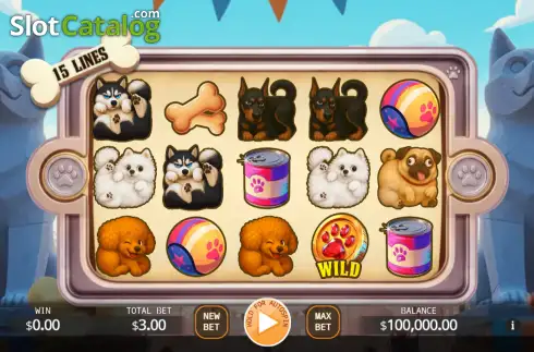 Скрин2. Woof Wonderland слот