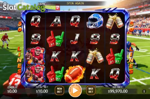 Скрин2. Gridiron Clash Lock 2 Spin слот
