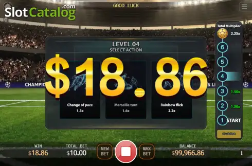 Скрин3. The Epic Goal слот