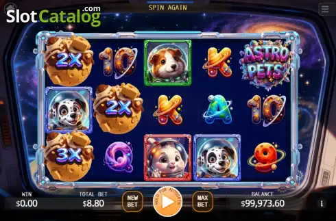 Скрин2. Astro Pets Lock 2 Spin слот