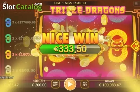 Скрин3. Triple Dragons (KA Gaming) слот