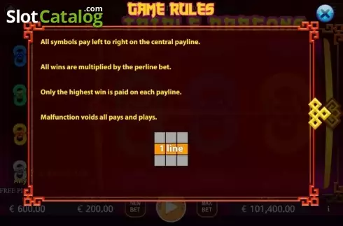 Скрин5. Triple Dragons (KA Gaming) слот