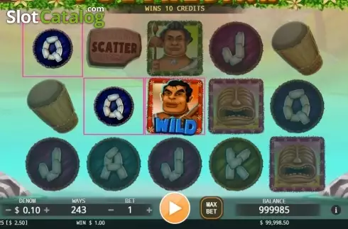 Скрин2. Polynesian слот