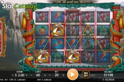 Скрин2. Dragon Gate (KA Gaming) слот