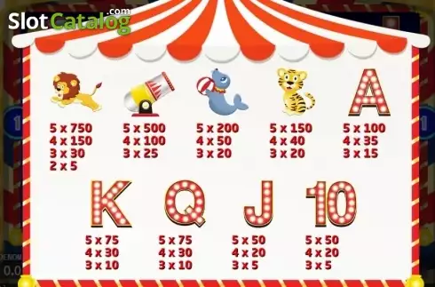 Скрин5. Crazy Circus (KA Gaming) слот