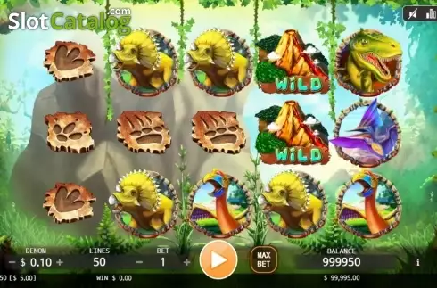 Скрин2. The King of Dinosaurs слот