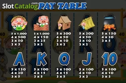 Скрин5. Three Little Pigs (KA Gaming) слот
