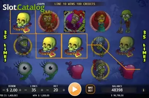 Скрин8. Zombie Land слот