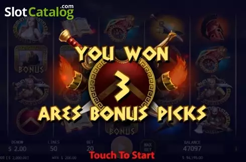 Скрин3. Ares God of War слот