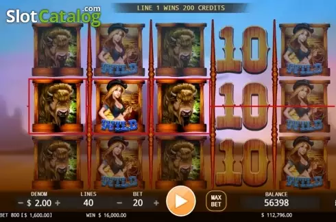 Скрин3. Cowboys (KA Gaming) слот