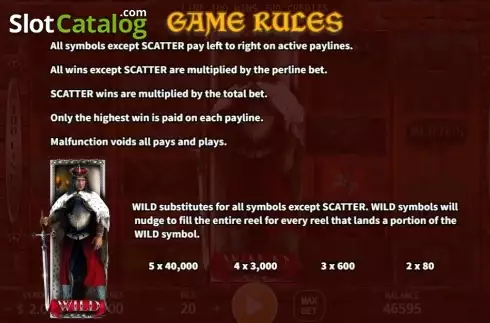 Скрин4. Medieval Knights слот