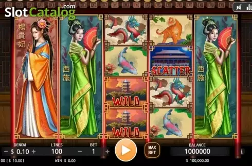 Скрин2. Four Beauties ( KA GAMING) слот