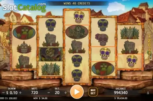 Скрин2. Dia De Muertos (KA Gaming) слот