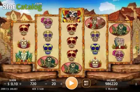 Скрин3. Dia De Muertos (KA Gaming) слот
