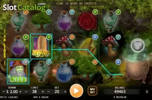Скрин3. Wizardry (KA Gaming) слот