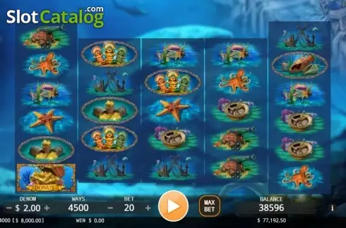 Скрин3. Poseidon's Treasure слот