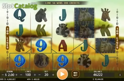 Скрин3. Safari (KA Gaming) слот