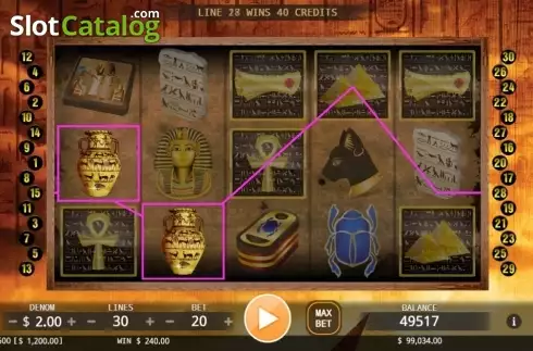 Скрин3. Mysterious Pyramid слот