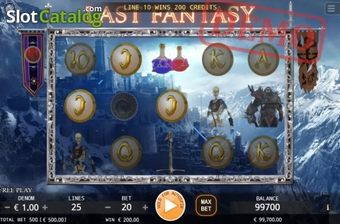 Скрин3. Last Fantasy слот