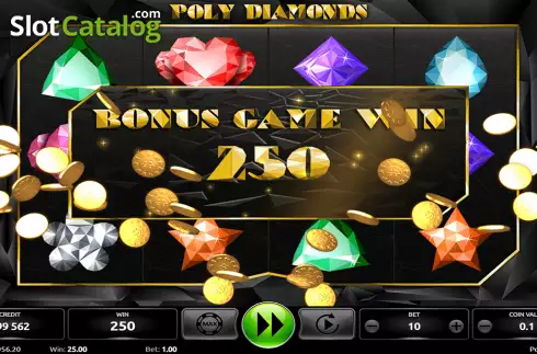 Скрин9. Poly Diamonds слот