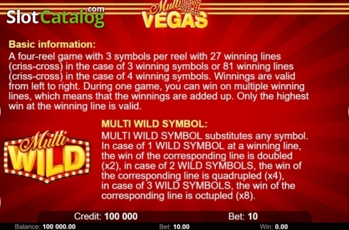 Скрин8. Multi Vegas 81 слот