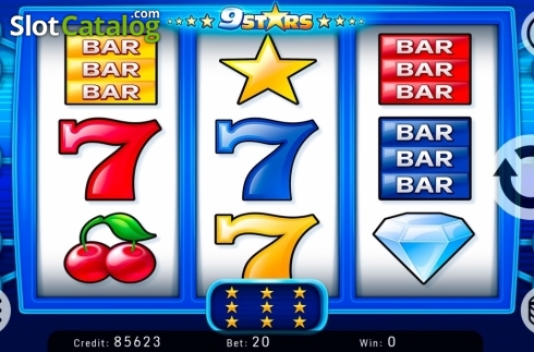 Скрин2. Nine Stars (Kajot Games) слот