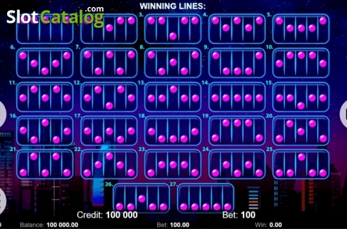 Скрин8. Neon Fruits (Kajot Games) слот