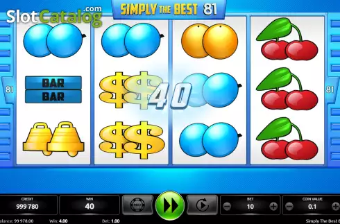 Скрин3. Simply the Best 81 (Kajot Games) слот