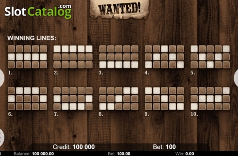 Скрин9. Wanted (Kajot Games) слот