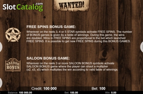 Скрин8. Wanted (Kajot Games) слот