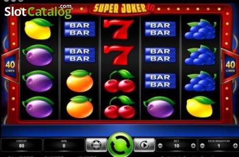 Скрин2. Super Joker 40 (Kajot Games) слот