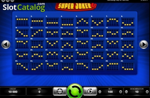 Скрин9. Super Joker 40 (Kajot Games) слот