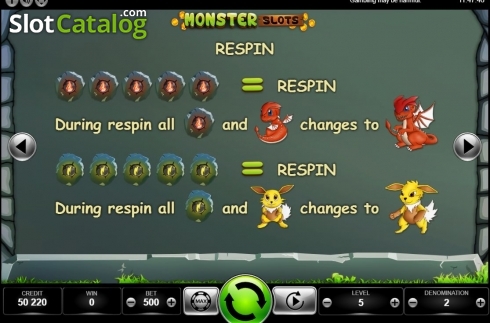 Скрин9. Monster Slot слот