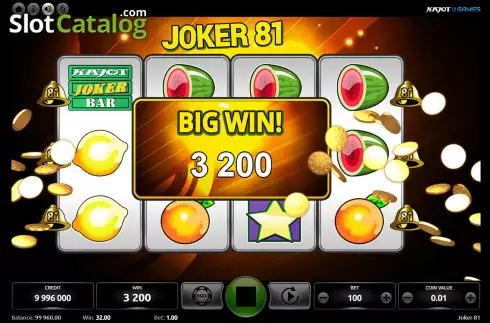 Скрин6. Joker 81 слот