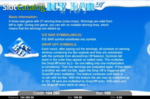 Скрин8. Ice Bar 27 слот