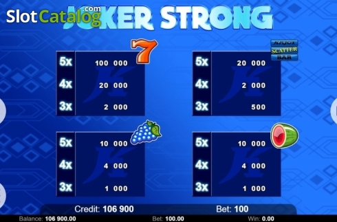 Скрин6. Joker Strong слот