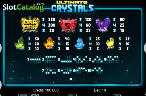Скрин7. Ultimate Crystals слот