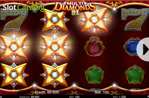 Скрин3. Multi Diamonds 81 слот